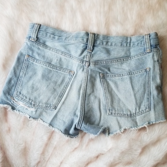 Aritzia Denim Shorts - Picture 2 of 6
